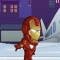   Iron man learn to fly  