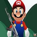      Mario Shooting Enemy  