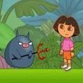 Играть бесплатно Дора против монстров Dora Kill The Monsters без регистрации