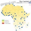 Назвать столицы Африки The Capitals of Africa играть онлайн