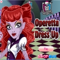 Monster High Operetta Dress Up играть онлайн