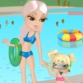 Играть бесплатно Аквапарк Дочери Матери Mother Daughter Waterpark без регистрации