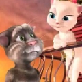 Играть бесплатно Говорящий кот Том Любовное свидание Talking Tom Cat 4 без регистрации
