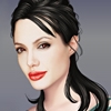Макияж для Анджелины Джоли играть онлайн