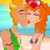 Пляж, прибой и поцелуй играть онлайн