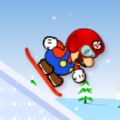 Играть бесплатно Марио Сноуборд / Mario Ice Skates без регистрации